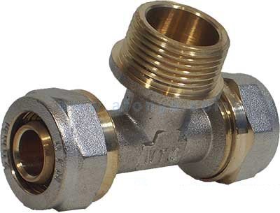 Тройник МП резьбовой нр 20*1/2 NTM, Италия