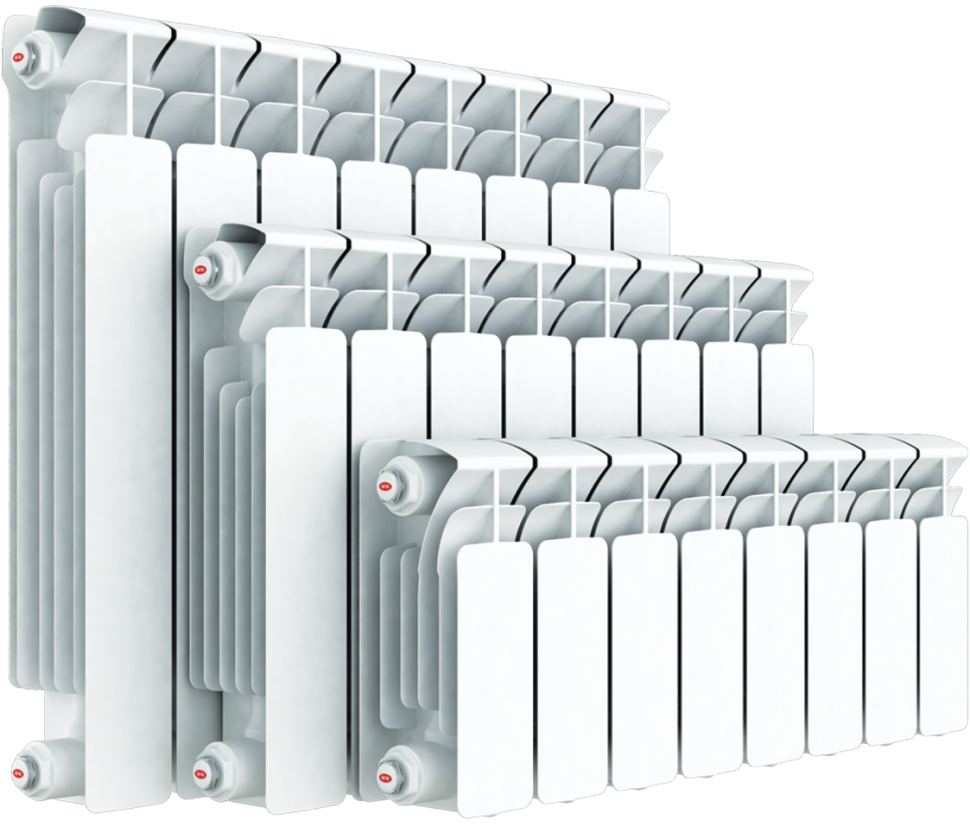 Радиатор биметаллический RIFAR BASE 500/100 10 секций 1970Вт