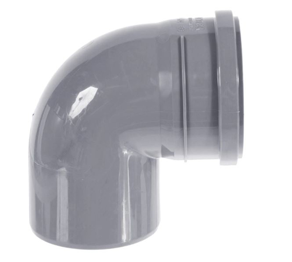 Отвод канализационный внутренний 110 мм/90° Политэк